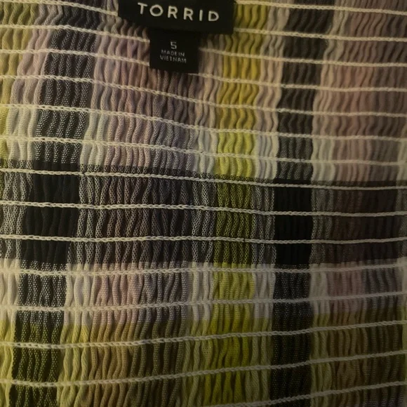 Torrid Multicolor Textured Fabric Dress - Picture 3 of 7
